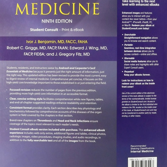 Essentials of Medicine textbook - Picture 2 of 3